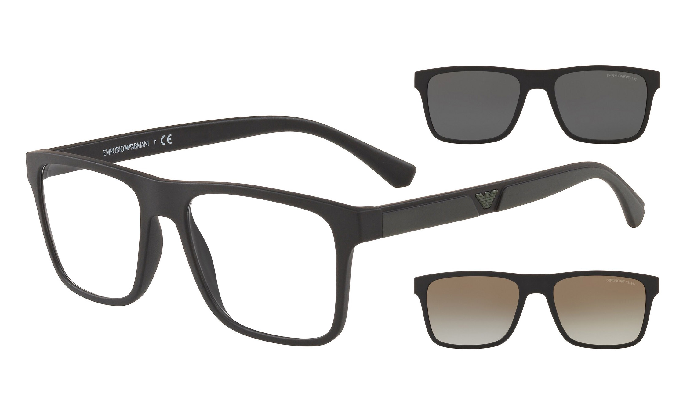 Оправа EMPORIO ARMANI EA 4115 58531W с клипонами