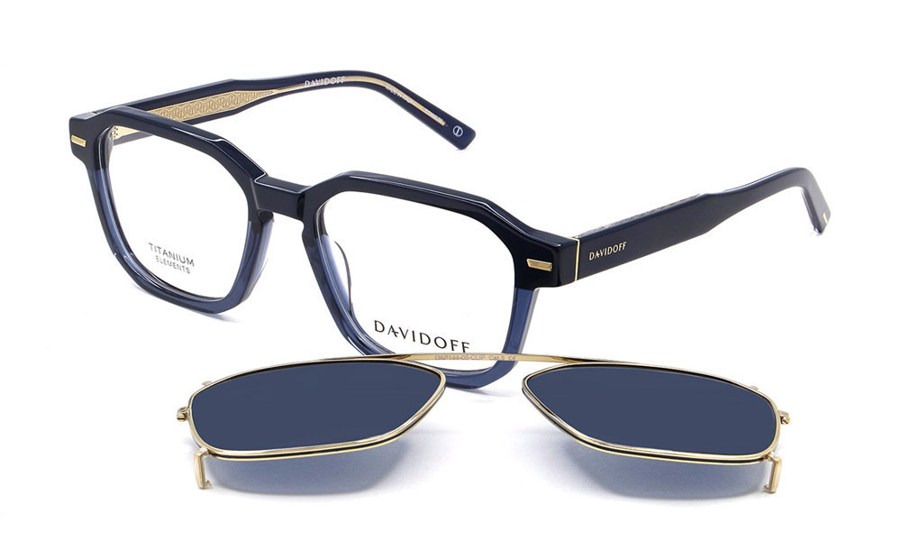 Очки для зрения DAVIDOFF DAP144 05 с солнцезащитным клипоном