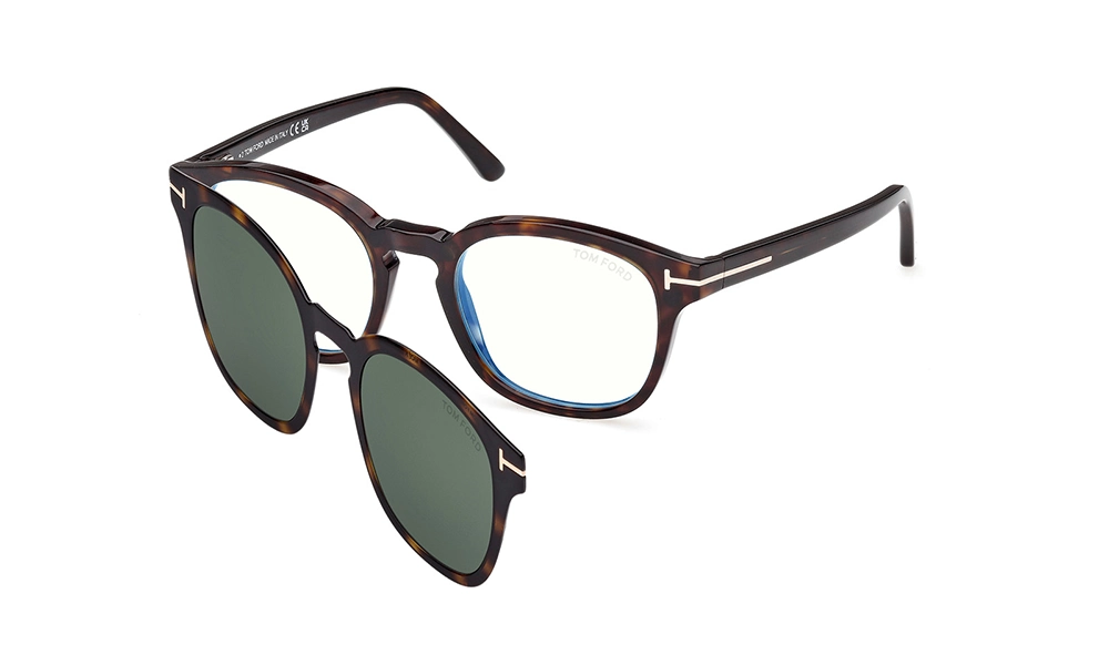 Очки для зрения TOM FORD FT 5532-B 52N с клипоном