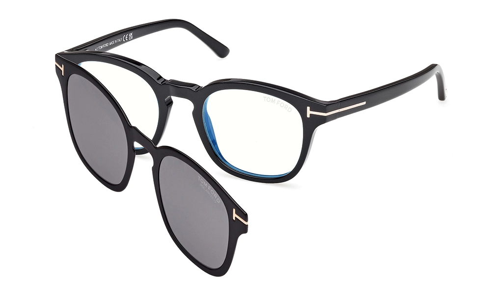 Оправа TOM FORD FT 5532-B 01D с клипоном
